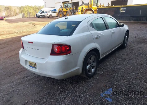 2013 Dodge Avenger Se из США, поврежденный, VIN 1C3CDZAB3DN583540